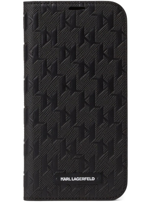 

Kl-pattern bi-fold iPhone 13 Pro case, Karl Lagerfeld Kl-pattern bi-fold iPhone 13 Pro case