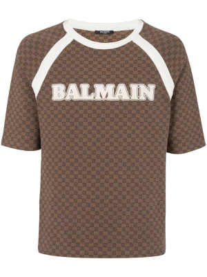 

Retro Mini Monogram T-shirt, Balmain Retro Mini Monogram T-shirt