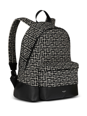 

All-over logo-pattern backpack, Balmain All-over logo-pattern backpack