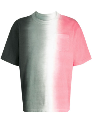 

Tie dye-print cotton T-shirt, Sacai Tie dye-print cotton T-shirt