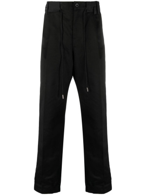 

Drawstring straight-leg trousers, Sacai Drawstring straight-leg trousers