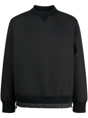 

Crew-neck long-sleeve sweatshirt, Sacai Crew-neck long-sleeve sweatshirt