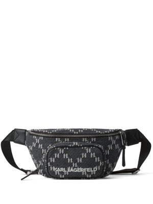 

K/Monogram zip belt bag, Karl Lagerfeld K/Monogram zip belt bag
