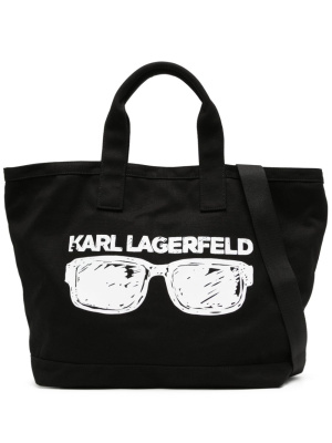 

K/Element logo-print tote bag, Karl Lagerfeld K/Element logo-print tote bag