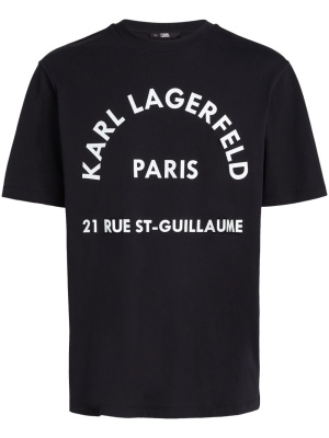 

Logo-print cotton T-shirt, Karl Lagerfeld Logo-print cotton T-shirt