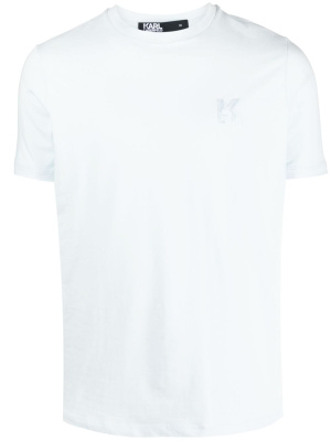 

Logo-patch cotton T-shirt, Karl Lagerfeld Logo-patch cotton T-shirt