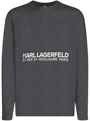 

Organic cotton crew neck sweatshirt, Karl Lagerfeld Organic cotton crew neck sweatshirt