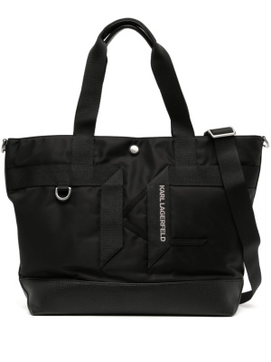 

KFold logo-embossed tote bag, Karl Lagerfeld KFold logo-embossed tote bag