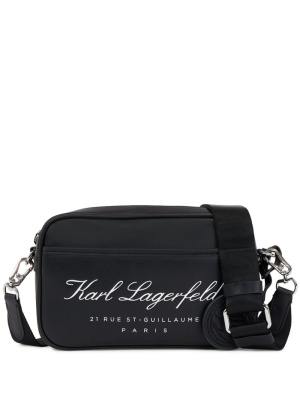 

Hotel Karl logo-print bag, Karl Lagerfeld Hotel Karl logo-print bag