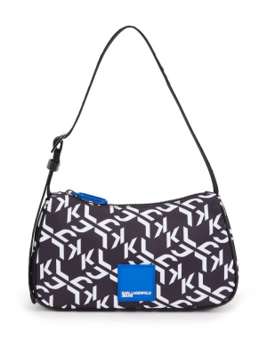 

Monogram-pattern shoulder bag, Karl Lagerfeld Jeans Monogram-pattern shoulder bag