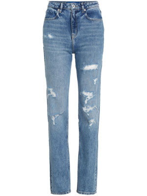 

High-rise straight-leg jeans, Karl Lagerfeld Jeans High-rise straight-leg jeans