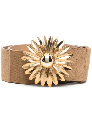 

Floral-buckle leather belt, SANDRO Floral-buckle leather belt