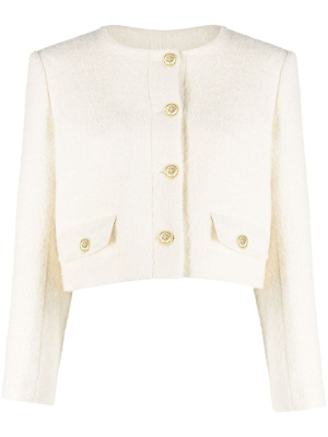 

Cropped bouclé jacket, SANDRO Cropped bouclé jacket