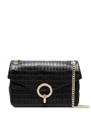 

Yza crocodile-effect crossbody bag, SANDRO Yza crocodile-effect crossbody bag