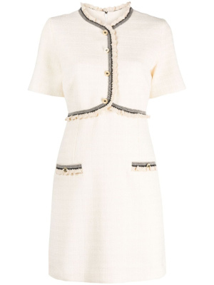 

Nava tweed short-sleeve minidress, SANDRO Nava tweed short-sleeve minidress
