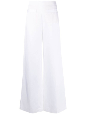 

High-waisted wide-leg trousers, SANDRO High-waisted wide-leg trousers