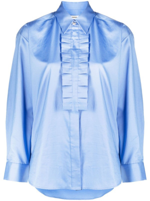 

Bow-detailing long-sleeve shirt, SANDRO Bow-detailing long-sleeve shirt