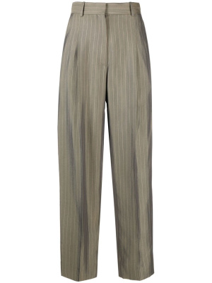 

Pinstriped wide-leg trousers, SANDRO Pinstriped wide-leg trousers