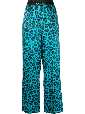 

Leopard print wide-leg trousers, SANDRO Leopard print wide-leg trousers