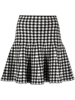 

Houndstooth flared miniskirt, SANDRO Houndstooth flared miniskirt
