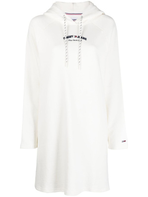 

Embroidered-logo long-sleeve hoodie, Tommy Jeans Embroidered-logo long-sleeve hoodie