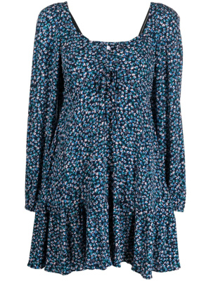 

Ditsy floral-print tiered dress, Tommy Jeans Ditsy floral-print tiered dress