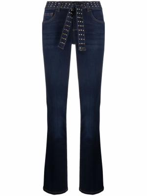 

Studded-belt bootcut jeans, LIU JO Studded-belt bootcut jeans