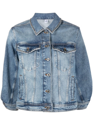 

Three-quarter length sleeve denim jacket, LIU JO Three-quarter length sleeve denim jacket