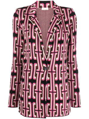 

Jacquard single-breasted blazer, LIU JO Jacquard single-breasted blazer