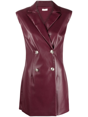 

Embossed-buttons coated waistcoat, LIU JO Embossed-buttons coated waistcoat