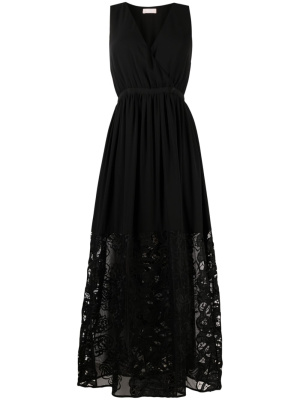 

Guipure-lace maxi dress, LIU JO Guipure-lace maxi dress