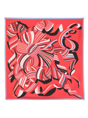 

Abstract-print silk scarf, Longchamp Abstract-print silk scarf