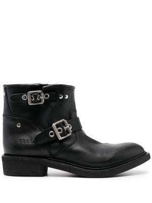 

Buckled leather ankle boots, Golden Goose Buckled leather ankle boots