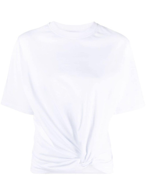 

Knotted organic-cotton T-shirt, Victoria Beckham Knotted organic-cotton T-shirt