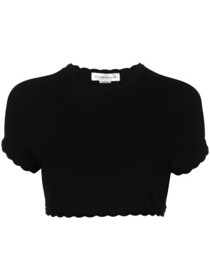 

Cropped short-sleeve top, Victoria Beckham Cropped short-sleeve top