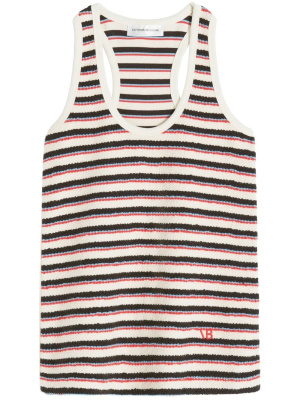 

Stripe-detail vest, Victoria Beckham Stripe-detail vest