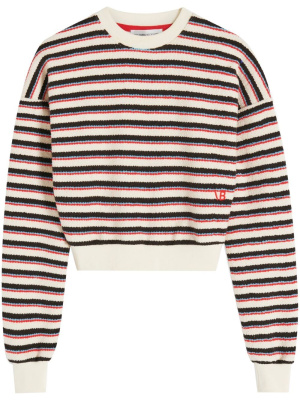 

Stripe-detail sweatshirt, Victoria Beckham Stripe-detail sweatshirt