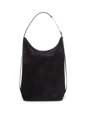 

Chain-link detail leather shoulder bag, Victoria Beckham Chain-link detail leather shoulder bag