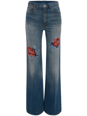 

Mid-rise loose flared jeans, Victoria Beckham Mid-rise loose flared jeans
