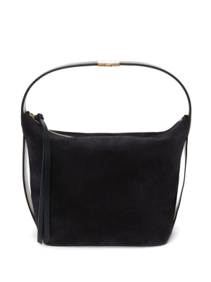 

Embossed-logo detail leather bag, Victoria Beckham Embossed-logo detail leather bag