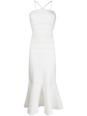 

Cut-out detail peplum dress, Victoria Beckham Cut-out detail peplum dress
