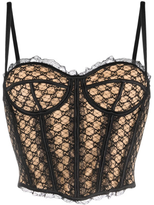 

GG Net corset top, Gucci GG Net corset top