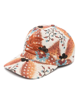 

Logo-embroidered pull-on cap, ETRO Logo-embroidered pull-on cap