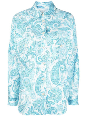 

Paisley-print buttoned shirt, ETRO Paisley-print buttoned shirt