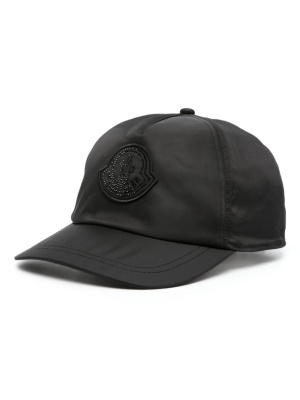 

Logo-beaded cotton cap, Moncler Logo-beaded cotton cap