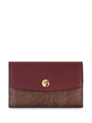 

Essential paisley-print leather wallet, ETRO Essential paisley-print leather wallet