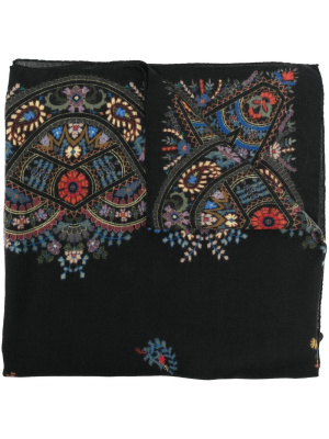 

Paisley-print wool-silk shawl, ETRO Paisley-print wool-silk shawl