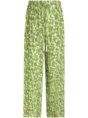 

Berry-print drawstring trousers, ETRO Berry-print drawstring trousers