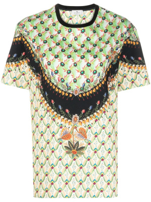 

Floral-print cotton-blend T-shirt, ETRO Floral-print cotton-blend T-shirt