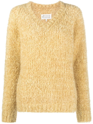 

V-neck knitted jumper, Maison Margiela V-neck knitted jumper